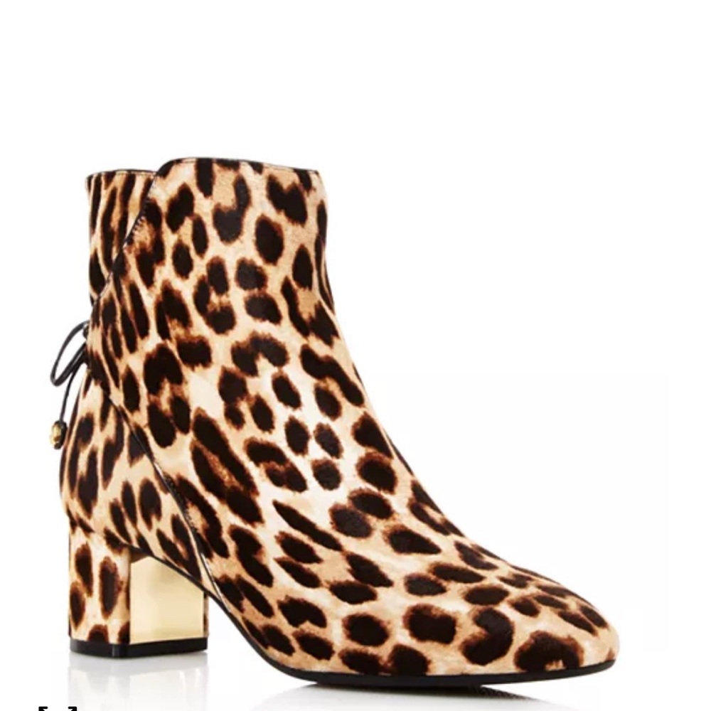 Tory Burch Laila Calf hair leopard bootie